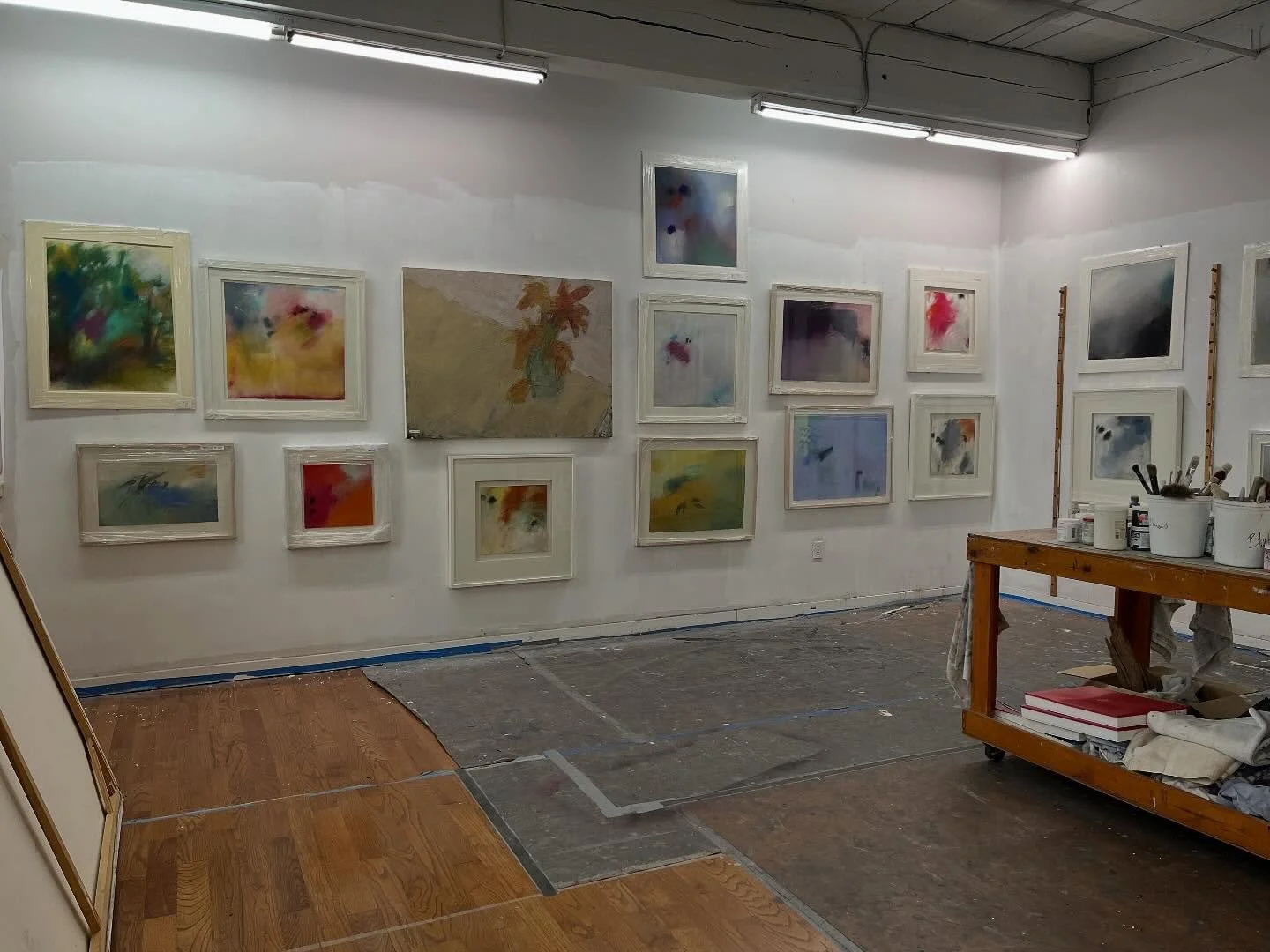 All set up here at 1627 N. 2nd Street for my Studio Sale! 

Come by the third floor any time today or tomorrow between 11am and 4pm for art pieces on a budget! 🫶
#studiosale #phillyartists #artcollection