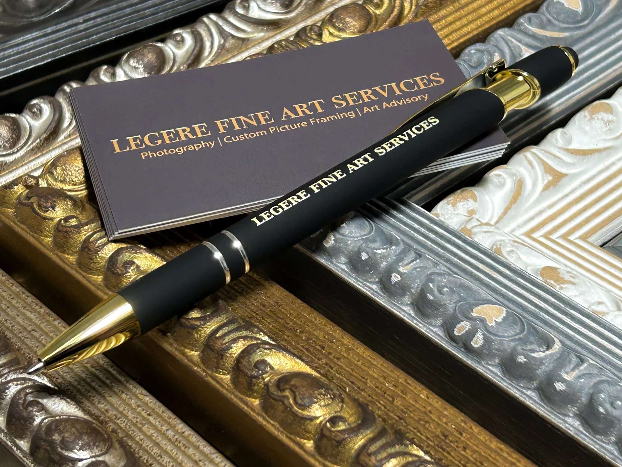 Legere Fine Art pen & business card