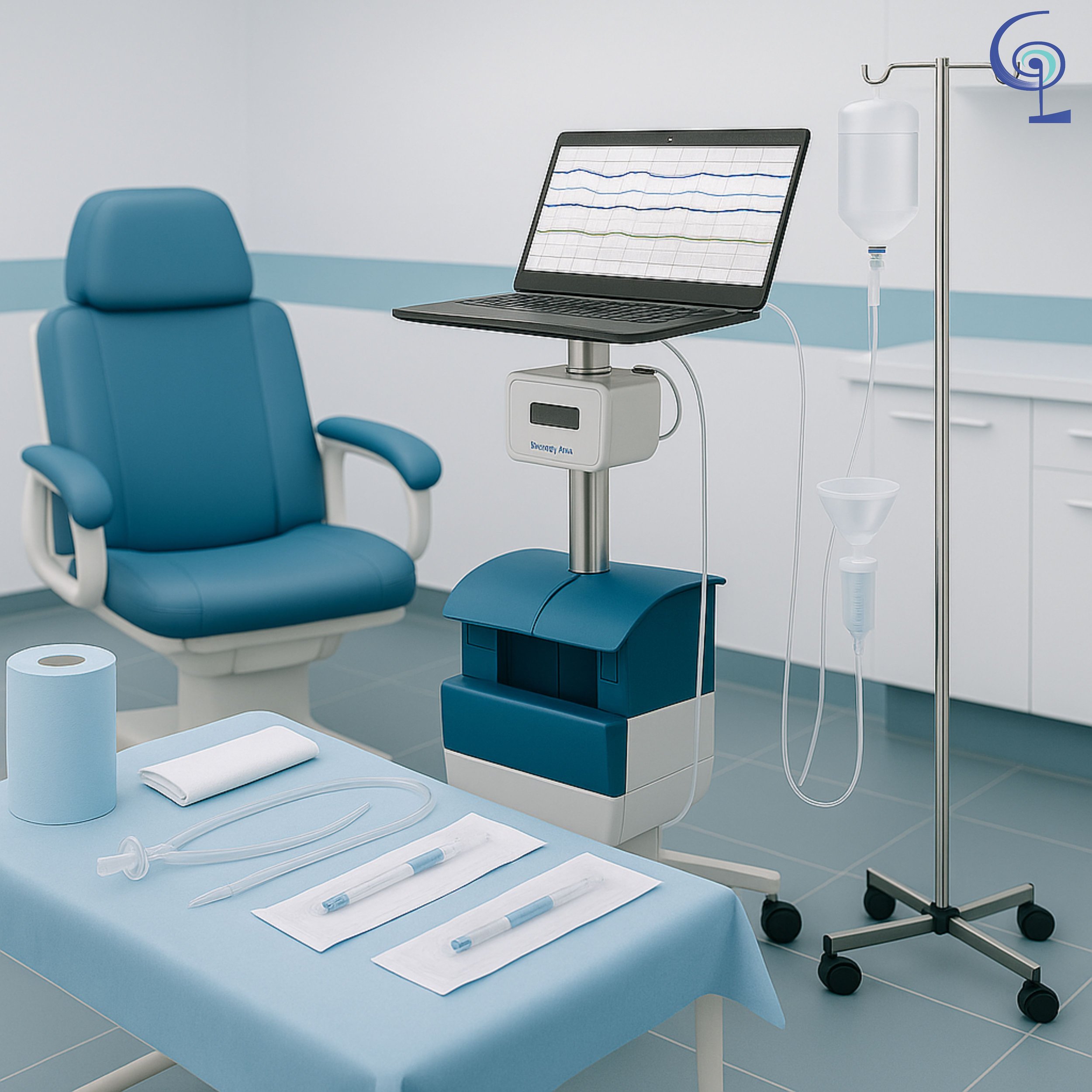 Appareil d’urodynamique MMS Laborie – Centre du Périnée