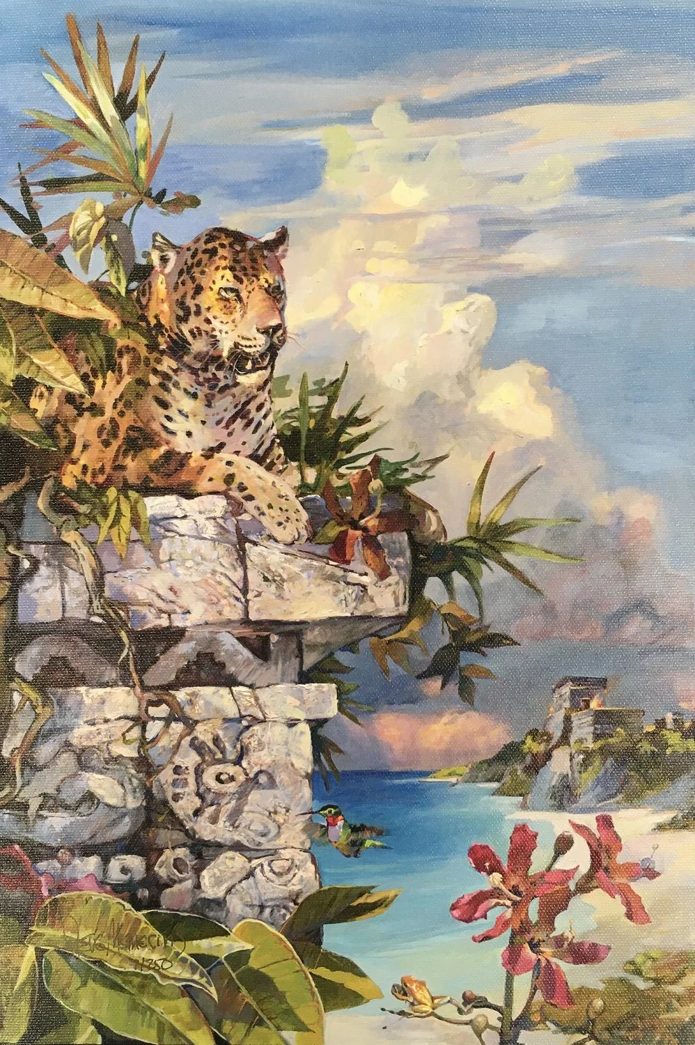 Jaguar in the Ruins