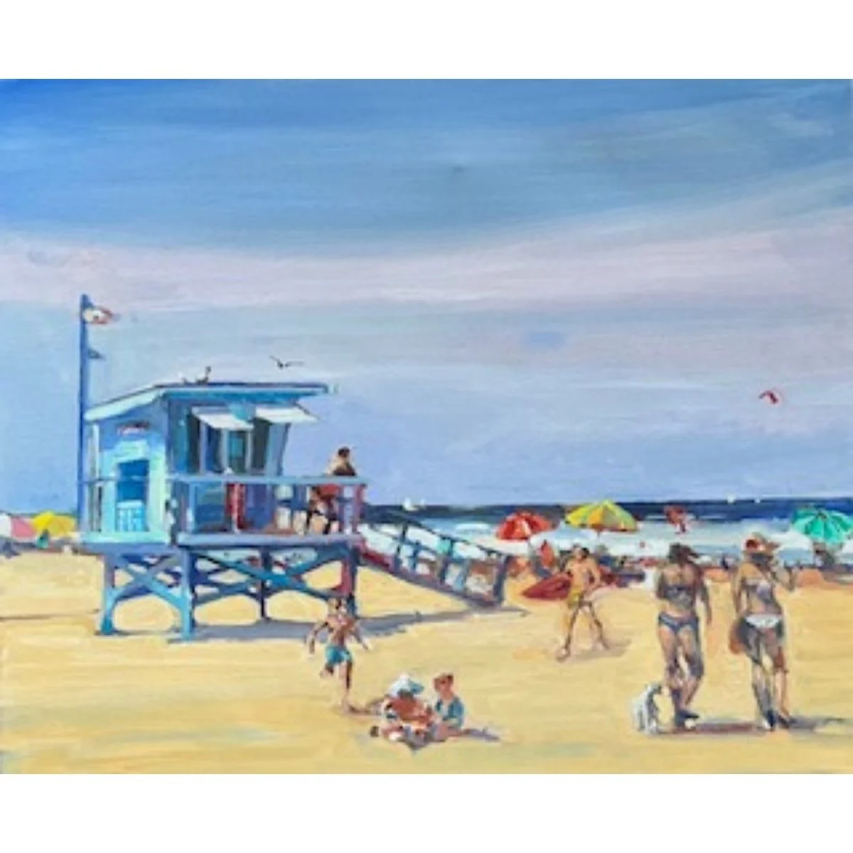 "Day at the Beach” - 20”x24” - Oil on Canvas