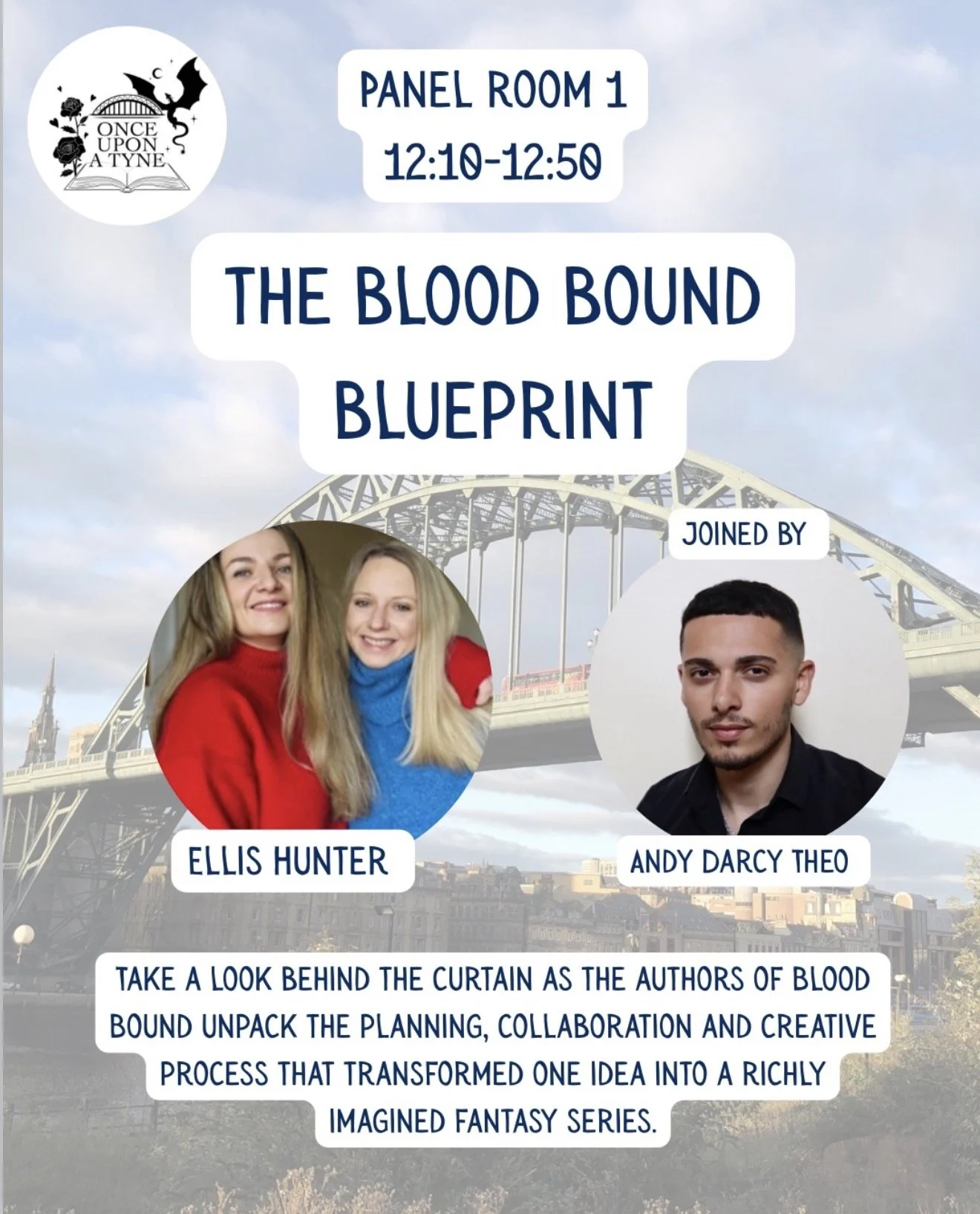 12.10pm-12.50pm - The Bloodbound Blueprint - Panel Room 2