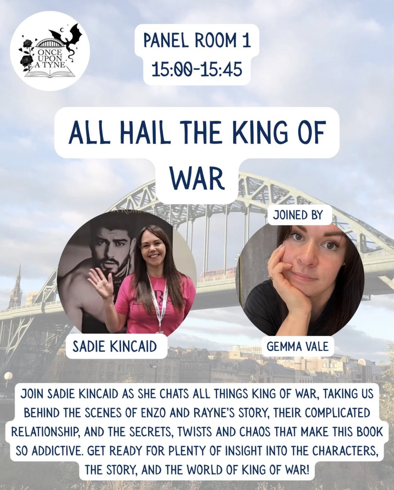 3pm-3:45pm - All Hail The King Of War - Panel Room 1