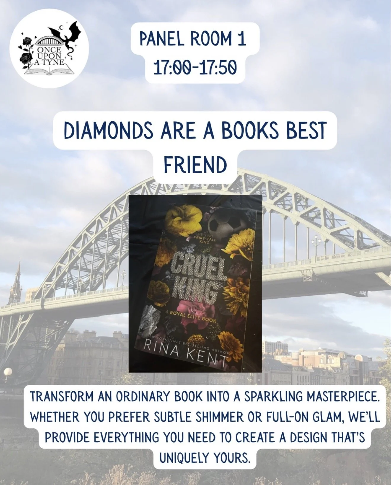 5-5:45pm - Diamonds Are A Books Best Friend - Panel Room 2