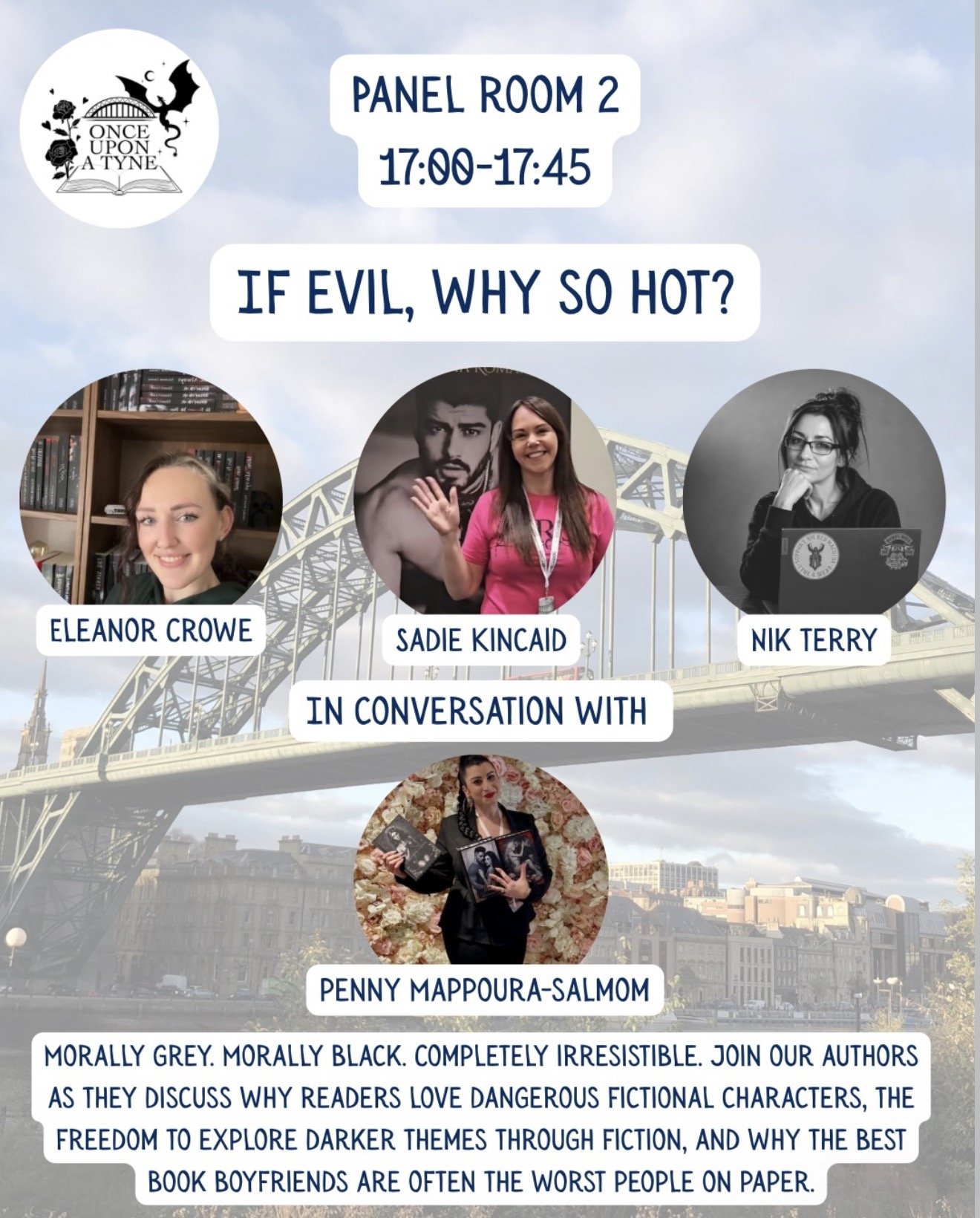 5-5:45pm - If Evil, Why So Hot? - Panel Room 1