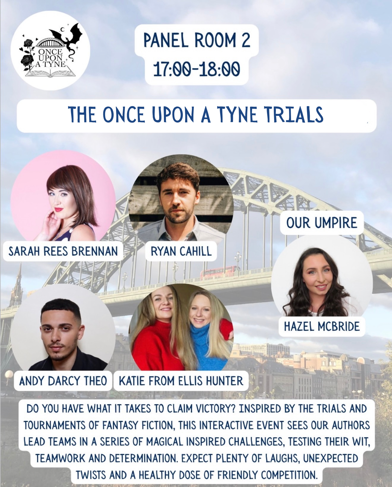 5pm-5:45pm - The Once Upon A Tyne Trials - Panel Room 2