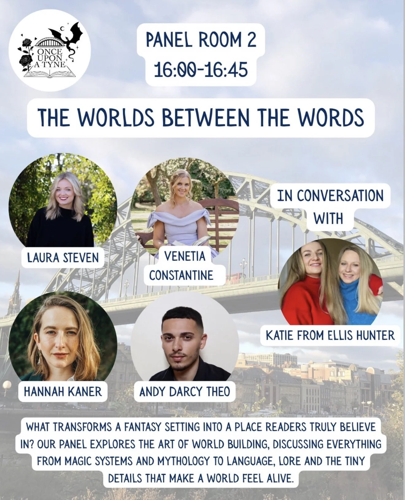 4pm-4:45pm - The Worlds Between The Words - Panel Room 2