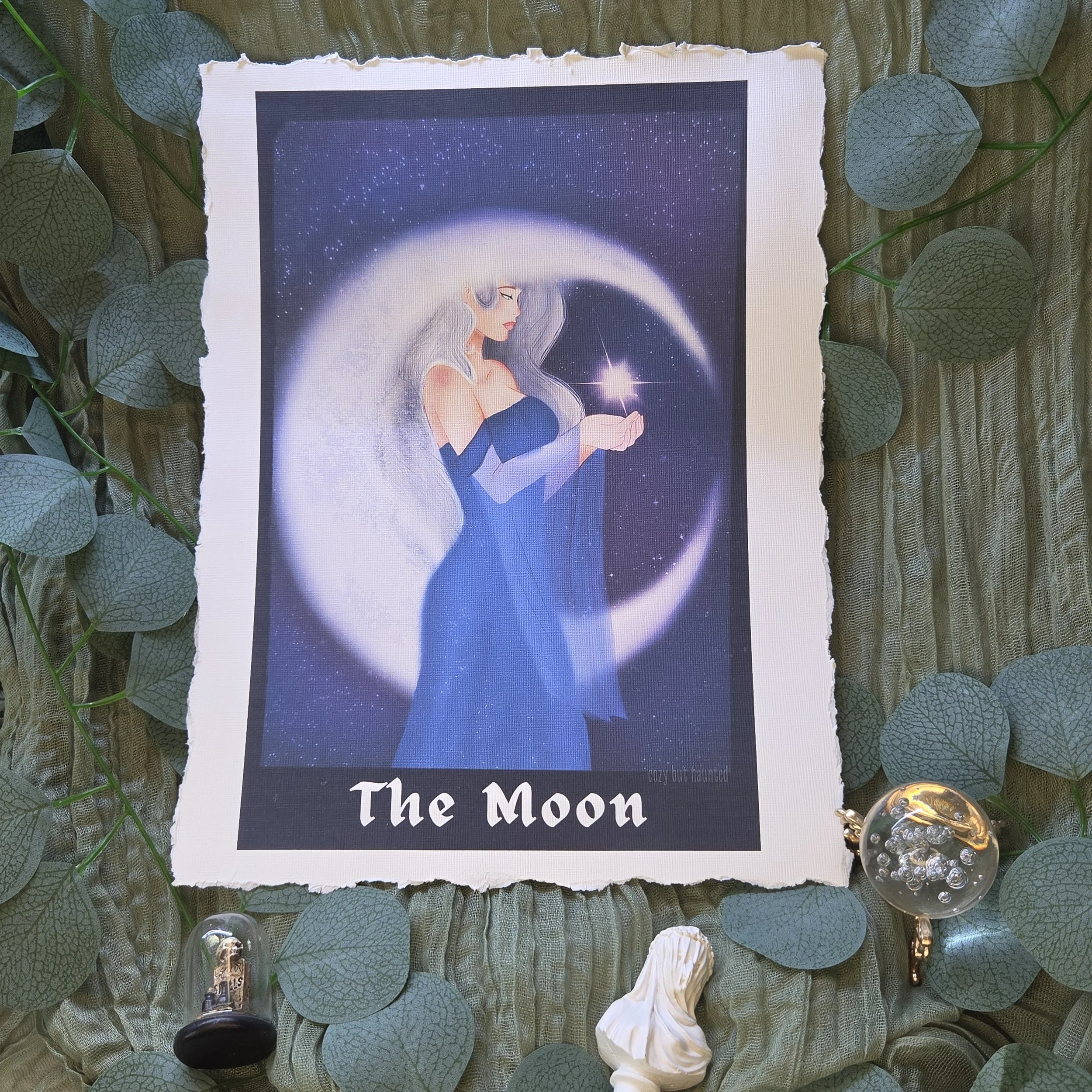 Art Prints- Tarot Series -Moon Keeper