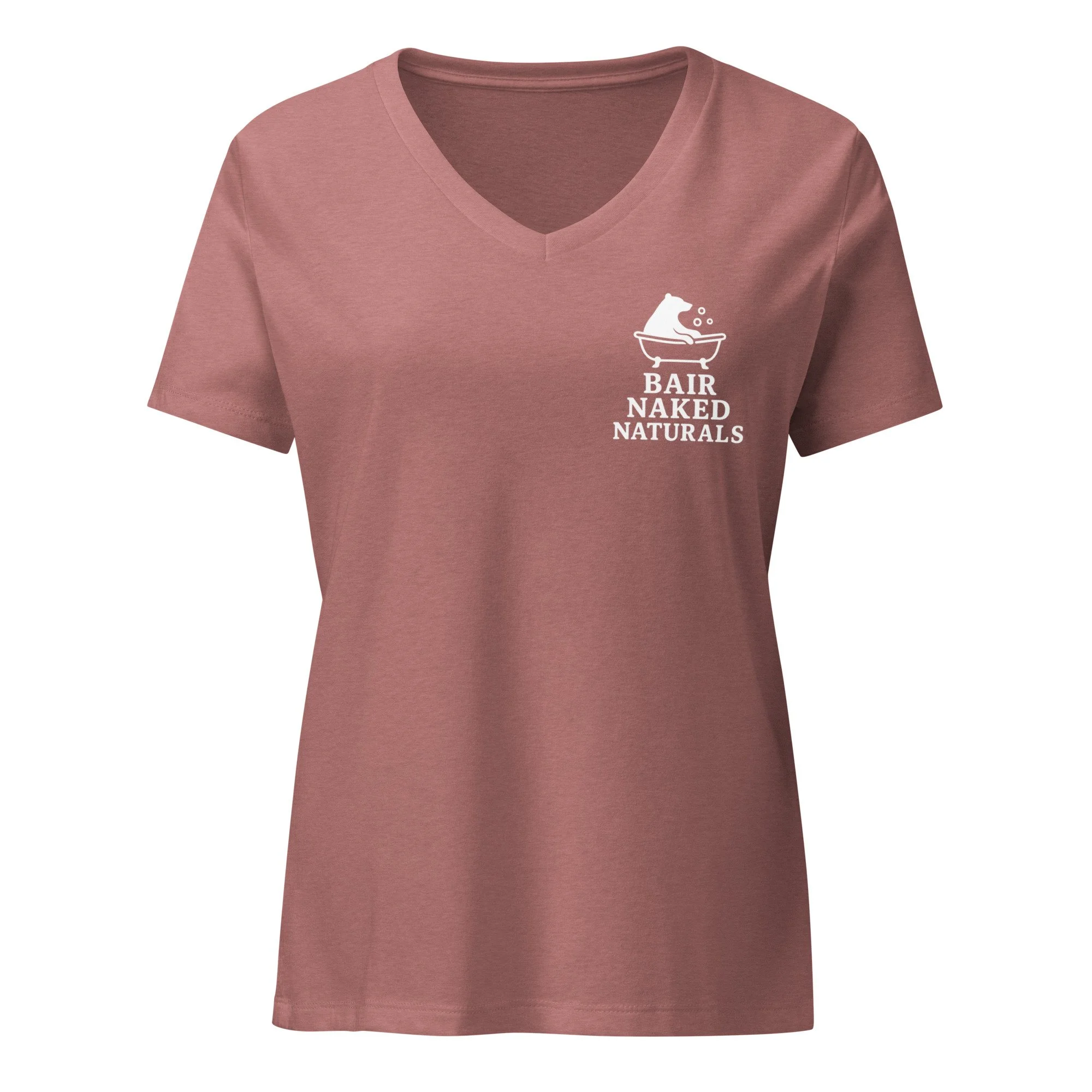 Bair Naked Naturals Women’s Relaxed V-Neck Tee