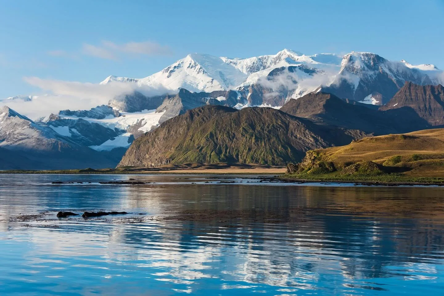 The site of the former whaling station at Grytviken, South Georgia Island. It was once the largest settlement on the remote sub-antarctic island, and holds the graves of Ernest Shackleton, and Frank Wild.

Photo by Karen Su via Alamy Images