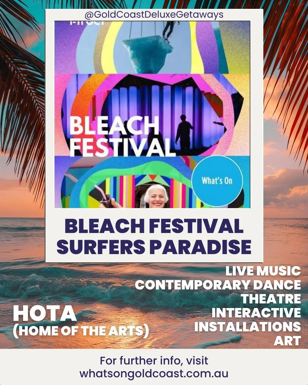#SurfersParadise is the place to be for the next 11 days! #BleachFestival2026 #HOTA #WhatsOnQLD