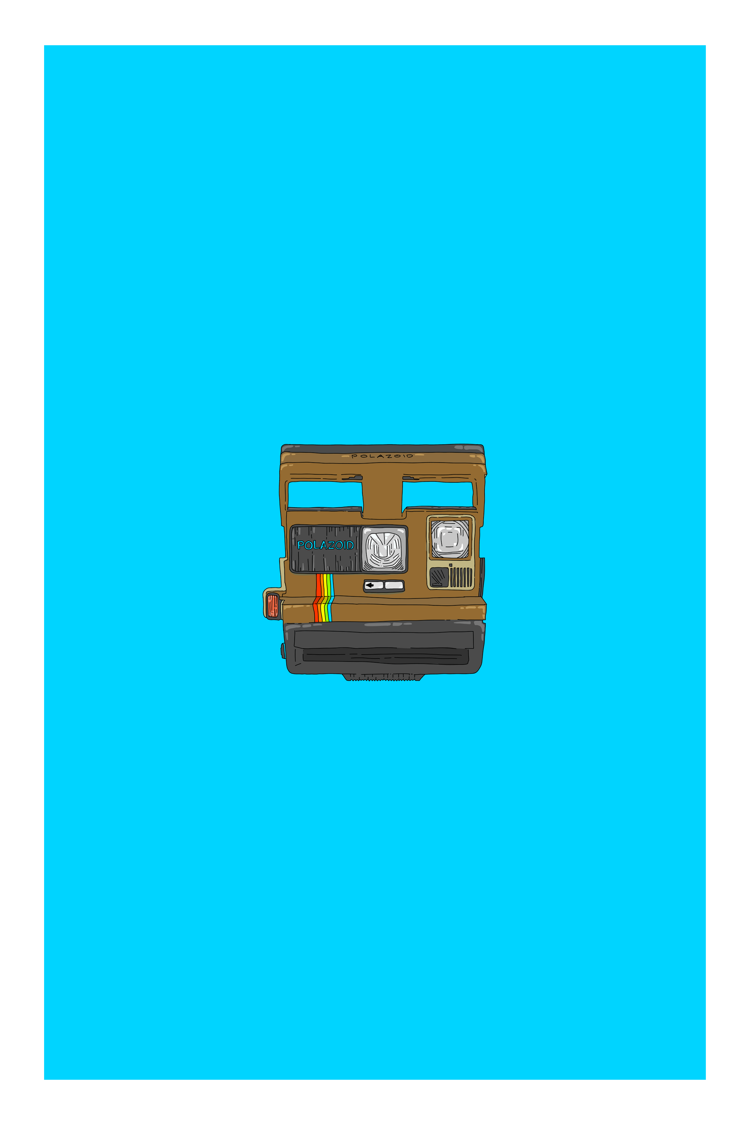 Hand Drawn Polaroid  (Digital Download)