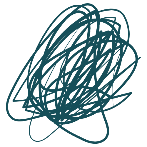 Blue scribbles on a black background.