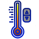 Digital thermometer displaying a temperature reading.