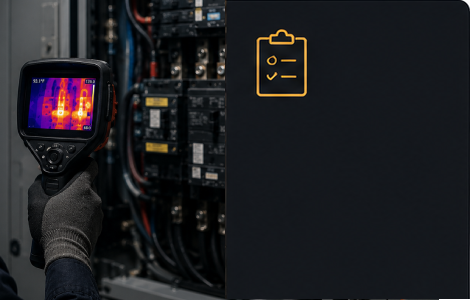 preventative maintenance, infrared inspections, condition monitoring, loose connections, degraded wire, reduce failures with caslander electric and interstate infrared, New york and New jersey