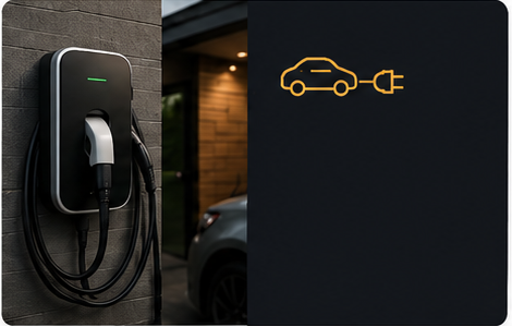 professional electrician installing a residential EV Charger NY Westchester NJ New York New Jersey