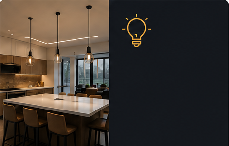 lighting services and solutions for businesses and homes in westchester NY, new jersey, orange county, caslander electric, interior and exterior lighting systems