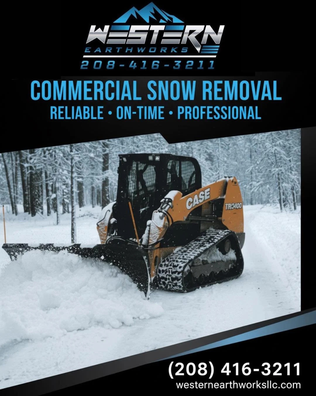 When winter hits North Idaho, local businesses count on Western Earthworks LLC to keep their lots clear and safe. Our team works through every storm to make sure your operation can stay open and moving.
Call 208-416-3211 for a free estimate.
#NorthId