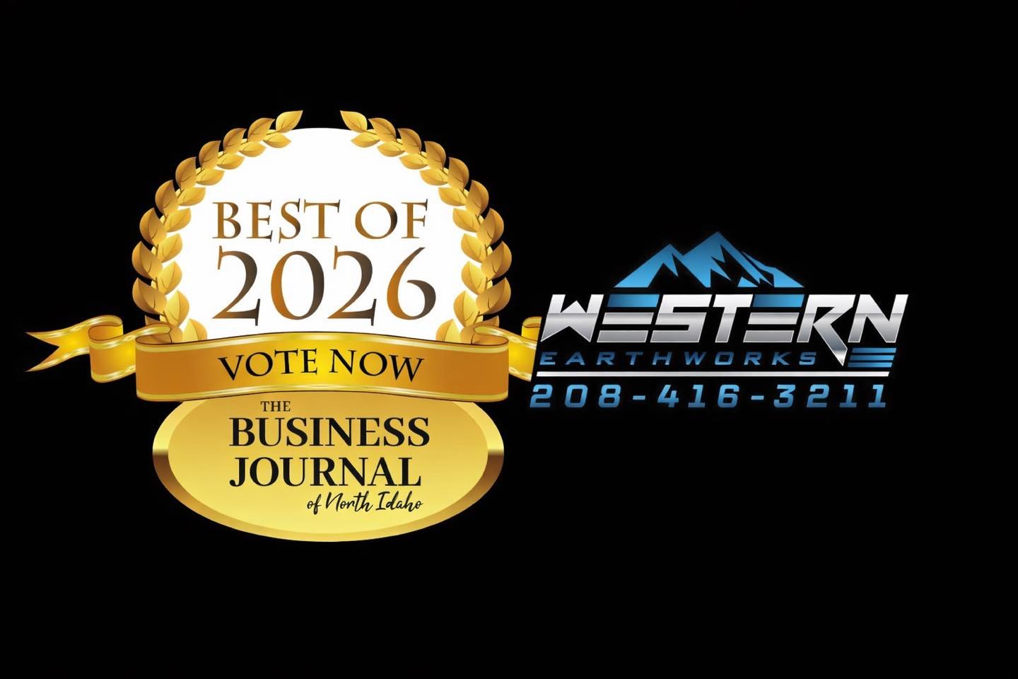 We are honored to be nominated and now it is time to vote. Support a local North Idaho team by voting Western Earthworks for Best of North Idaho 2026 Forest Management.
👉 Cast your vote here ⬇️

https://cdapress.secondstreetapp.com/og/3fb0b86b-c3c9-