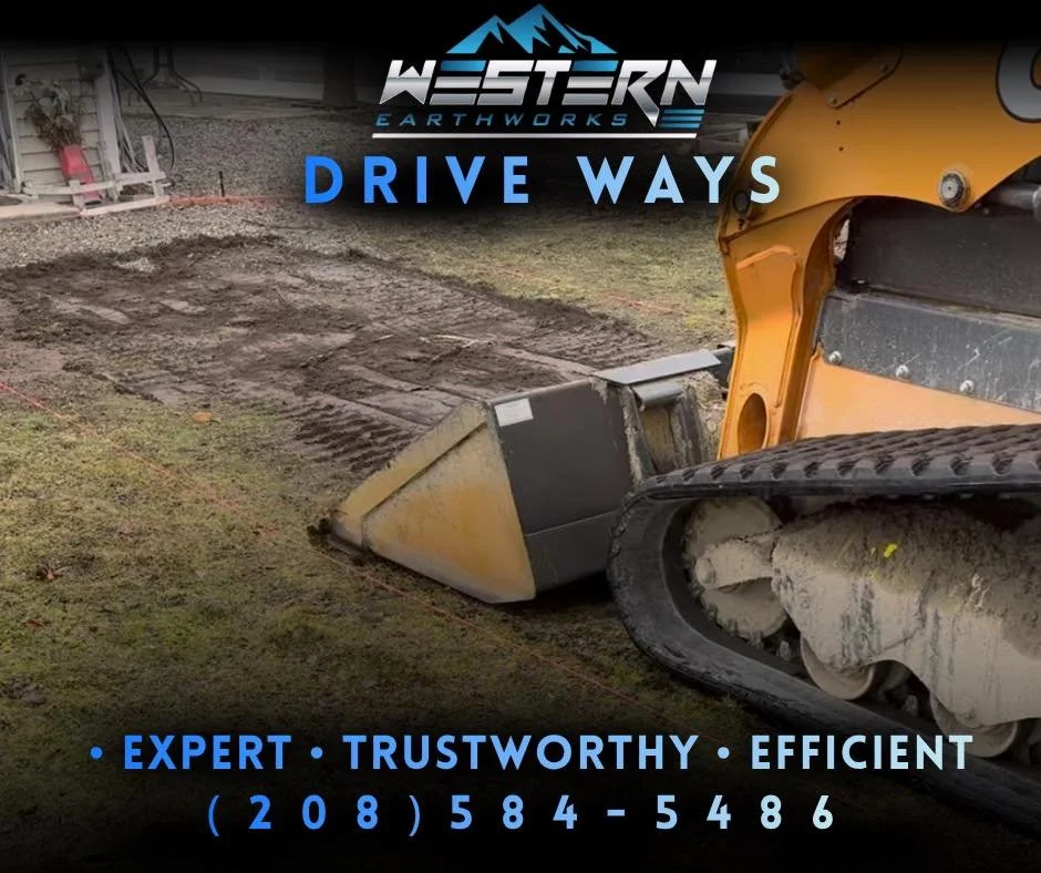 A good driveway starts long before the surface goes down. Proper excavation, grading, and base prep are what make the difference between a driveway that lasts and one that starts failing too soon. At Western Earthworks, we build driveways with durabi
