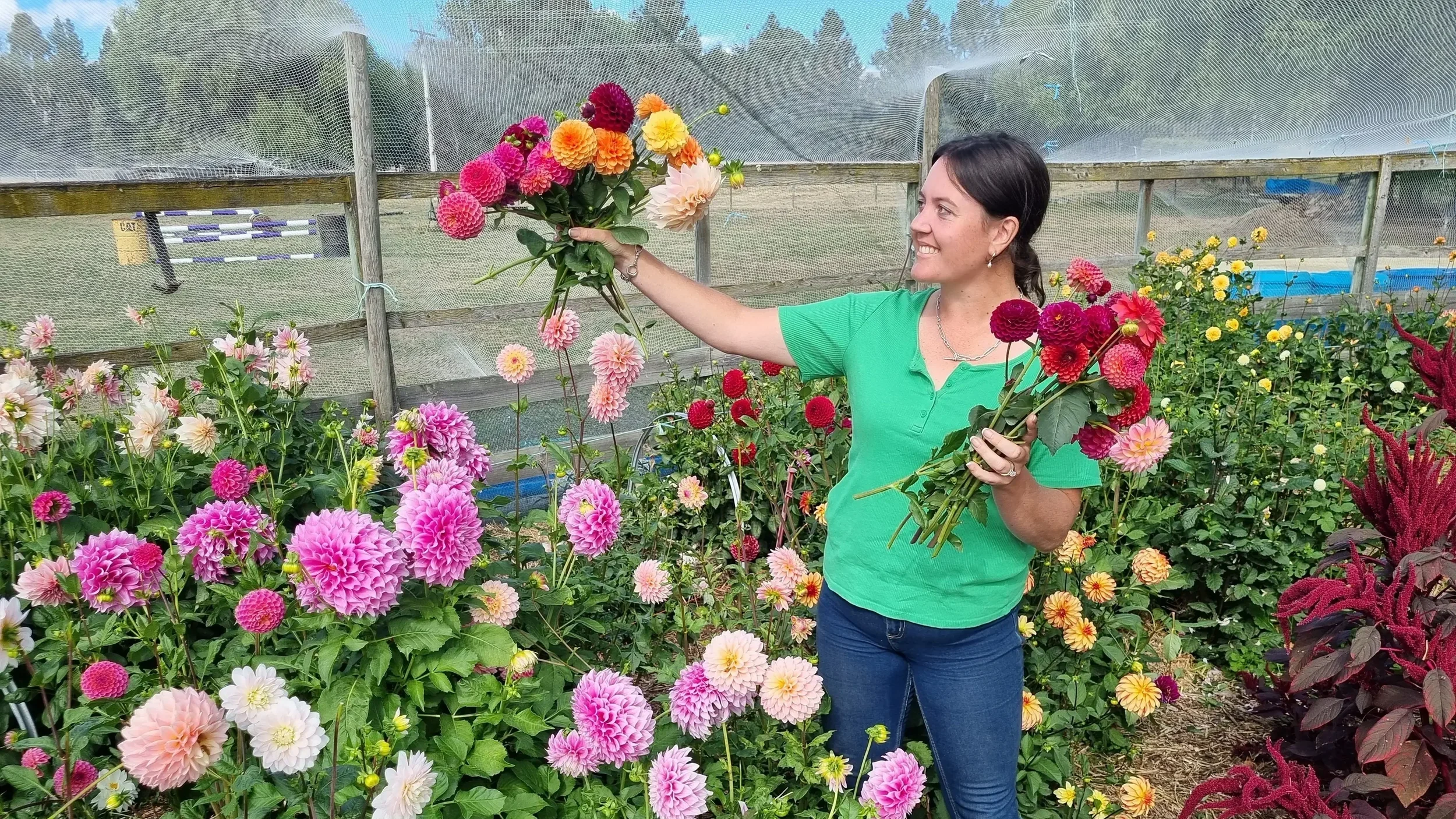 Growing flower garden a calming escape