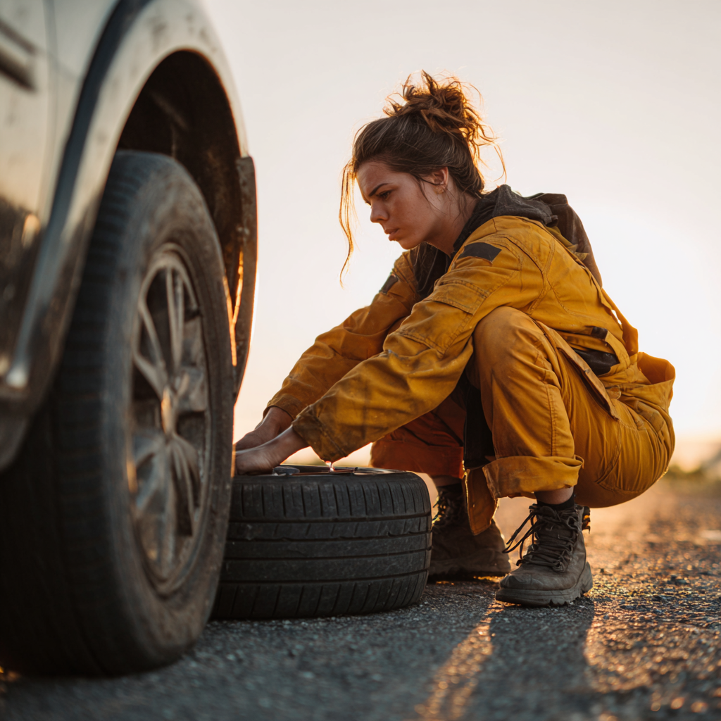 Flat Tire Change Service