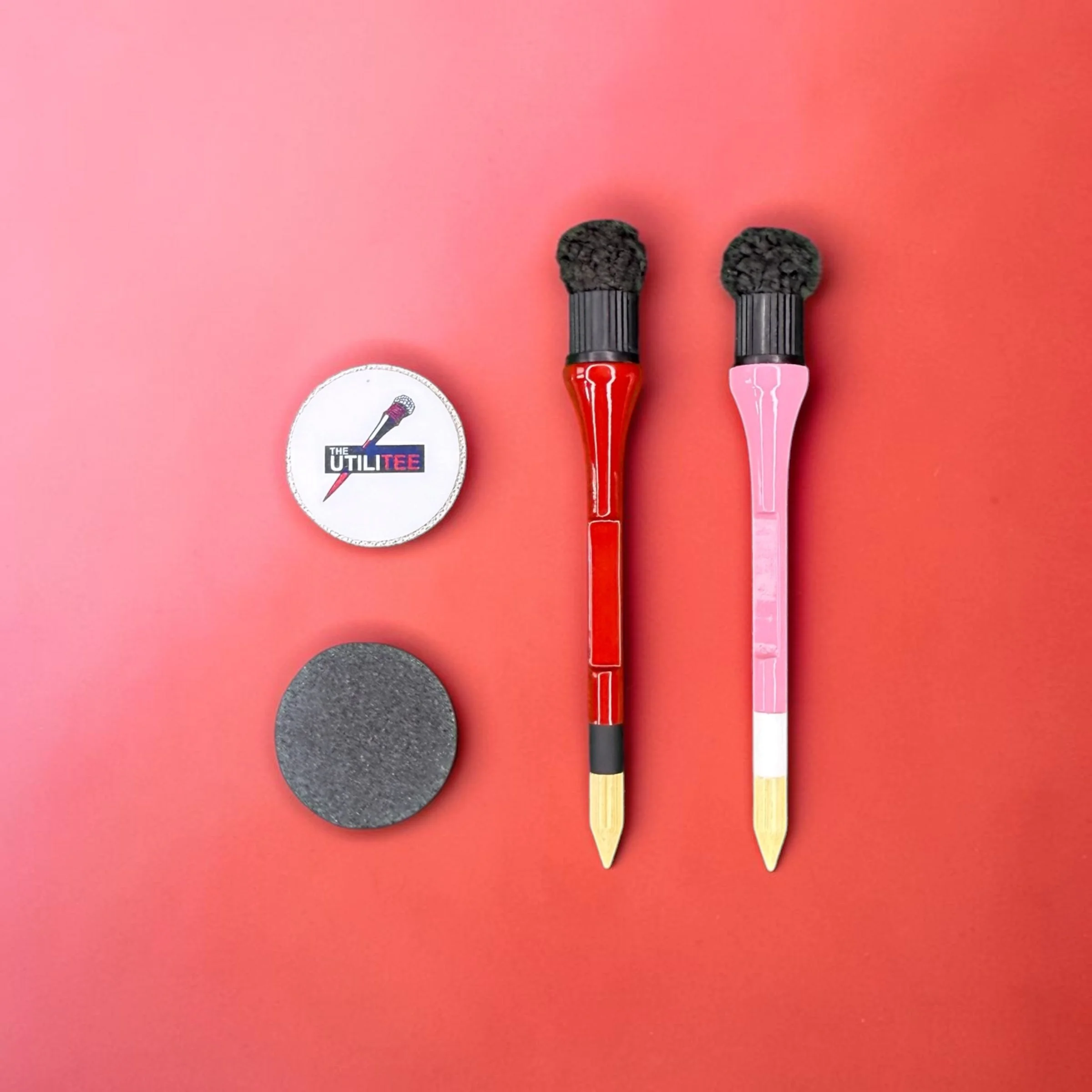 2 Pack Under-Par Red and Opaque Pink