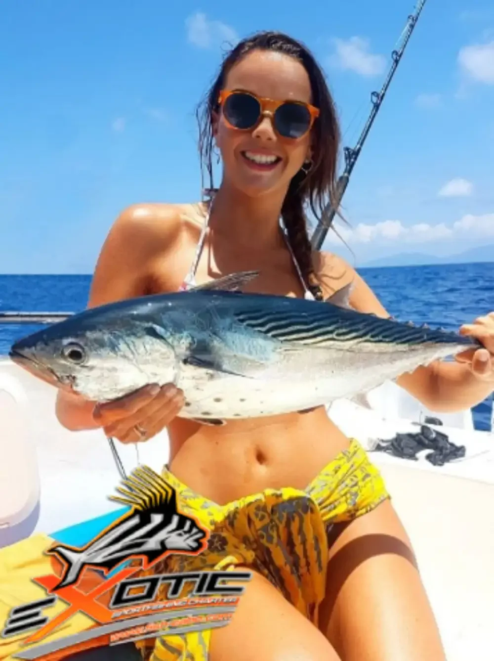 Mandy's fishing before wedding