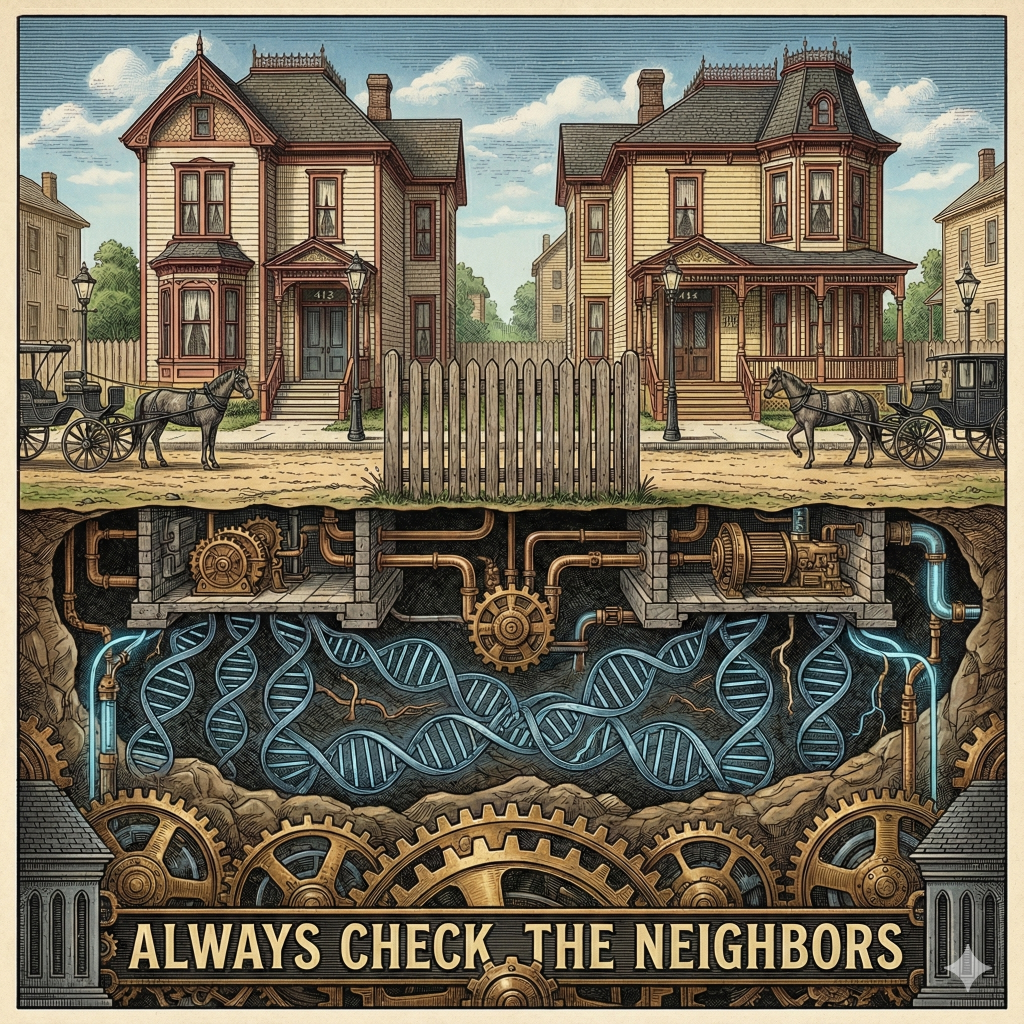 An Unofficial Genealogy Rule: Always Check the Neighbors