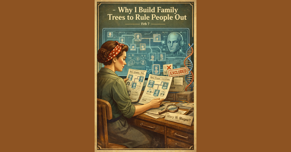 Why I Build Family Trees to Rule People Out