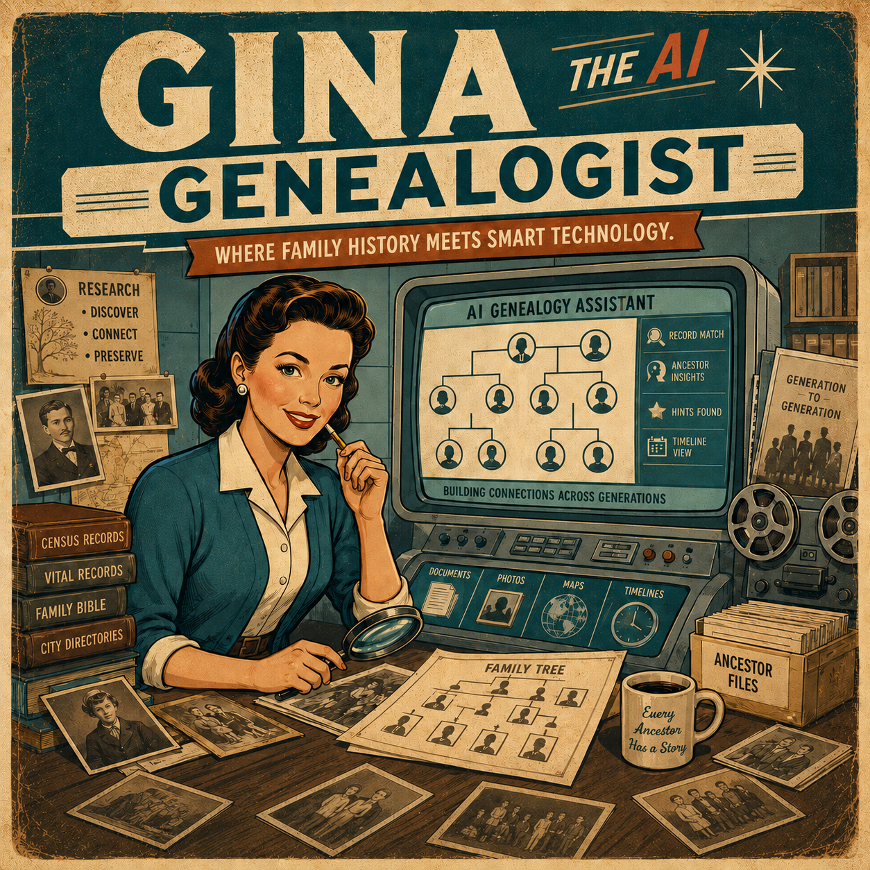Why I Built “Gina the Genealogist Chatbot”