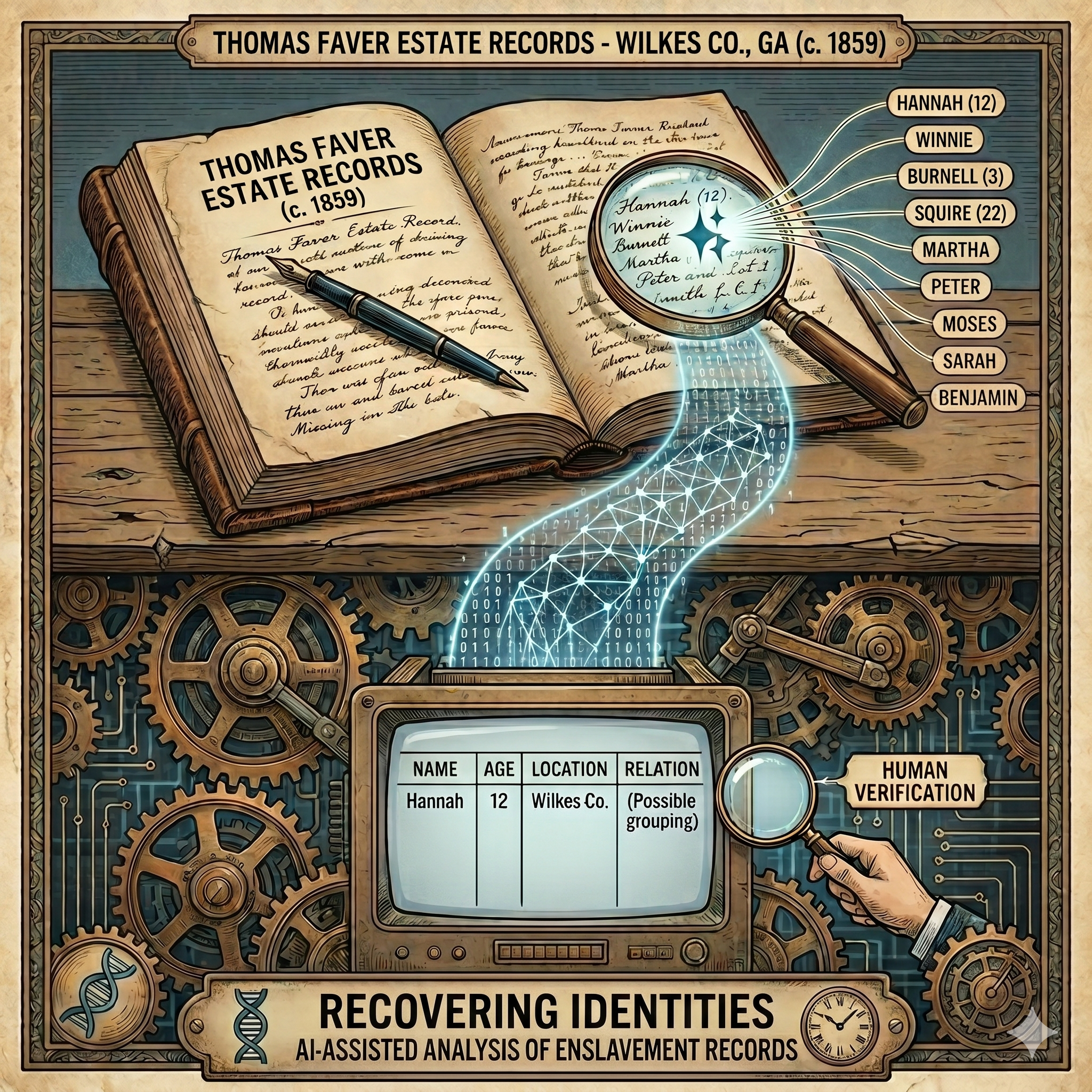Using AI to Transcribe Records of Enslaved People
