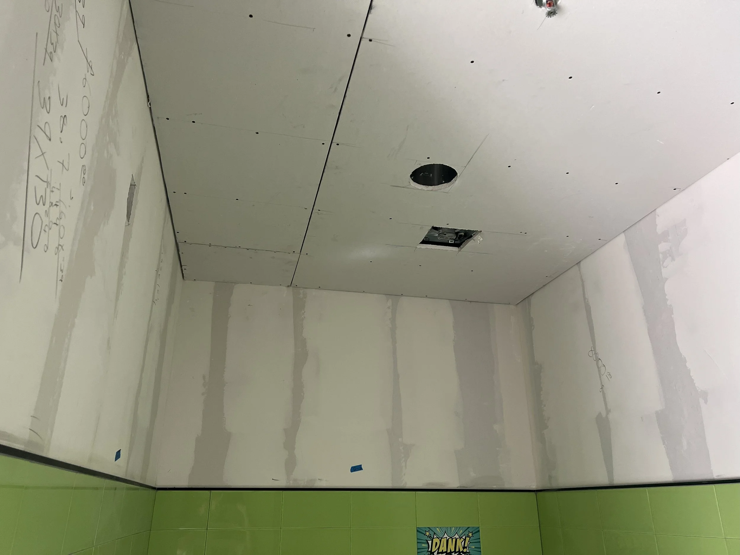 Drywall Tape and Bed