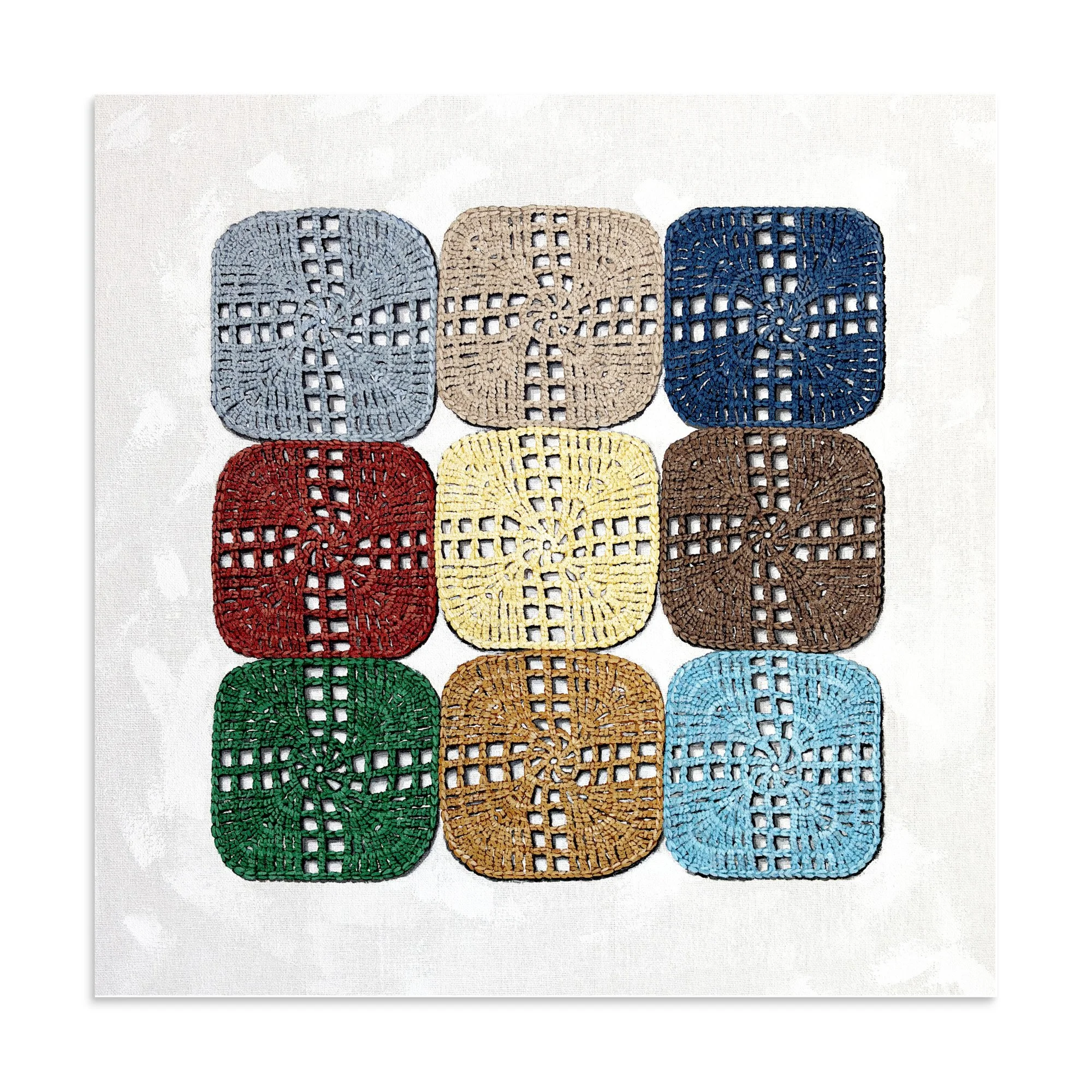 Criss-Cross Granny Squares - Print