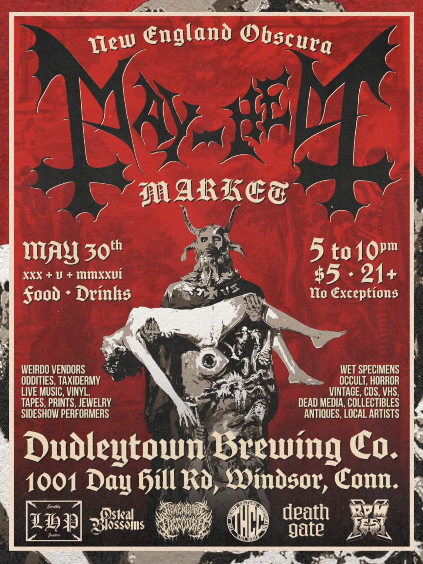 Save the date 📅 🌙 the only time you&rsquo;ll find me anywhere at night. 🫡😂 I&rsquo;ll be vending here with @thebogwitchproject ! 

Event hosted by @newenglandobscura at @dudleytownbrewing 🙂&zwj;↕️🌙