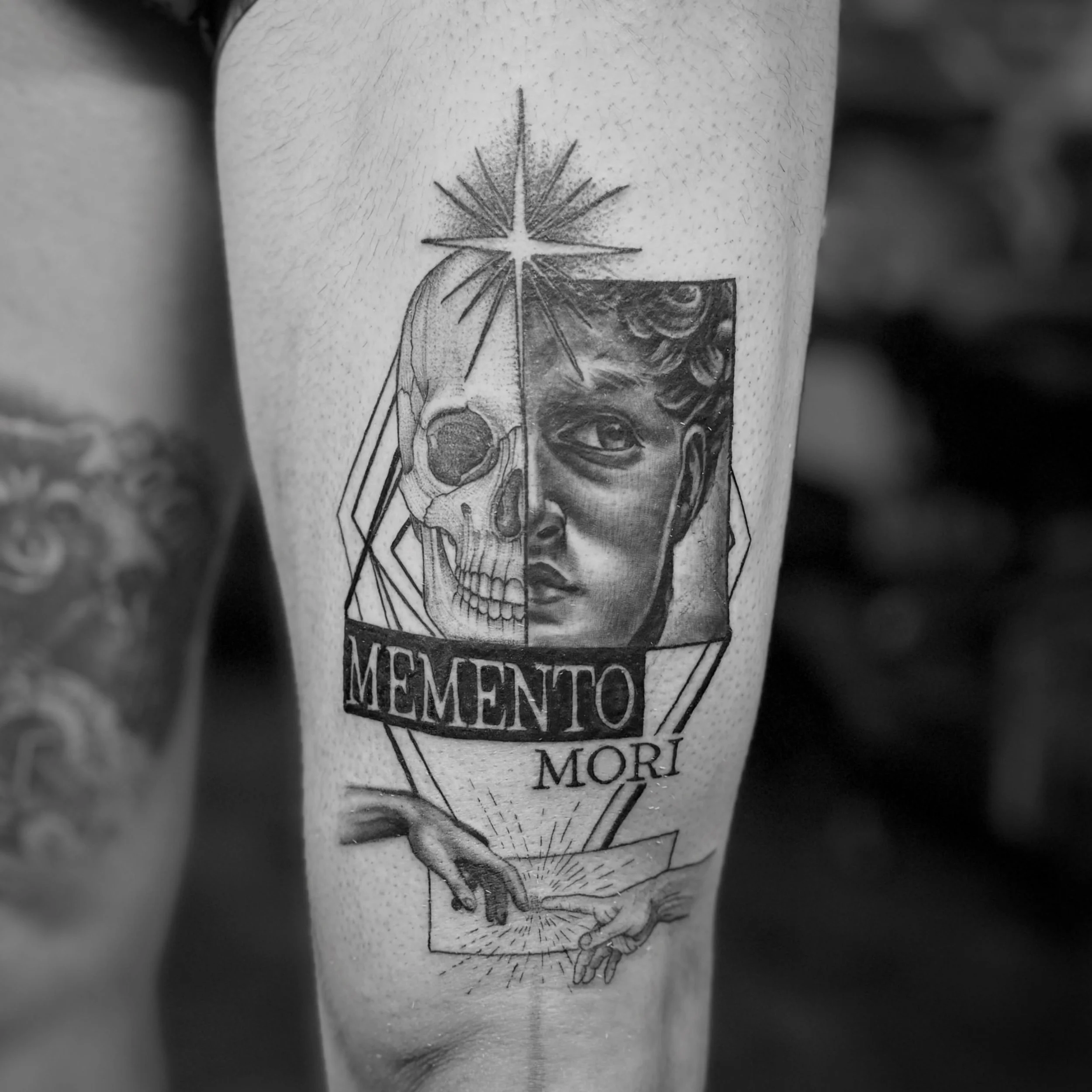 My first collab tattoo and with @hatchetricky 🙂&zwj;↕️🤘 thank you for the trust @drob36 !