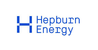 Hepburn Energy logo in blue text on a white background