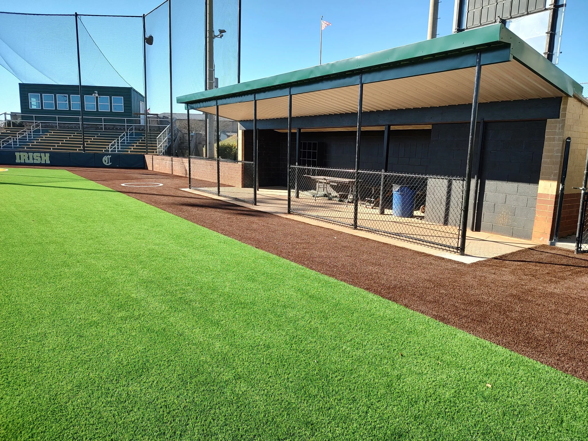 Custom fencing for baseball field in Knoxville, Tennessee
