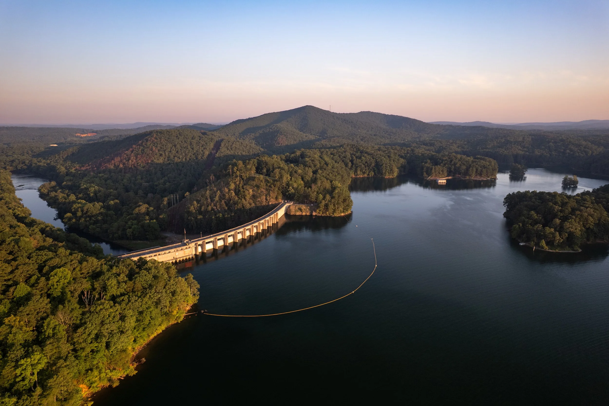 Allatoona Dam and Etowah River