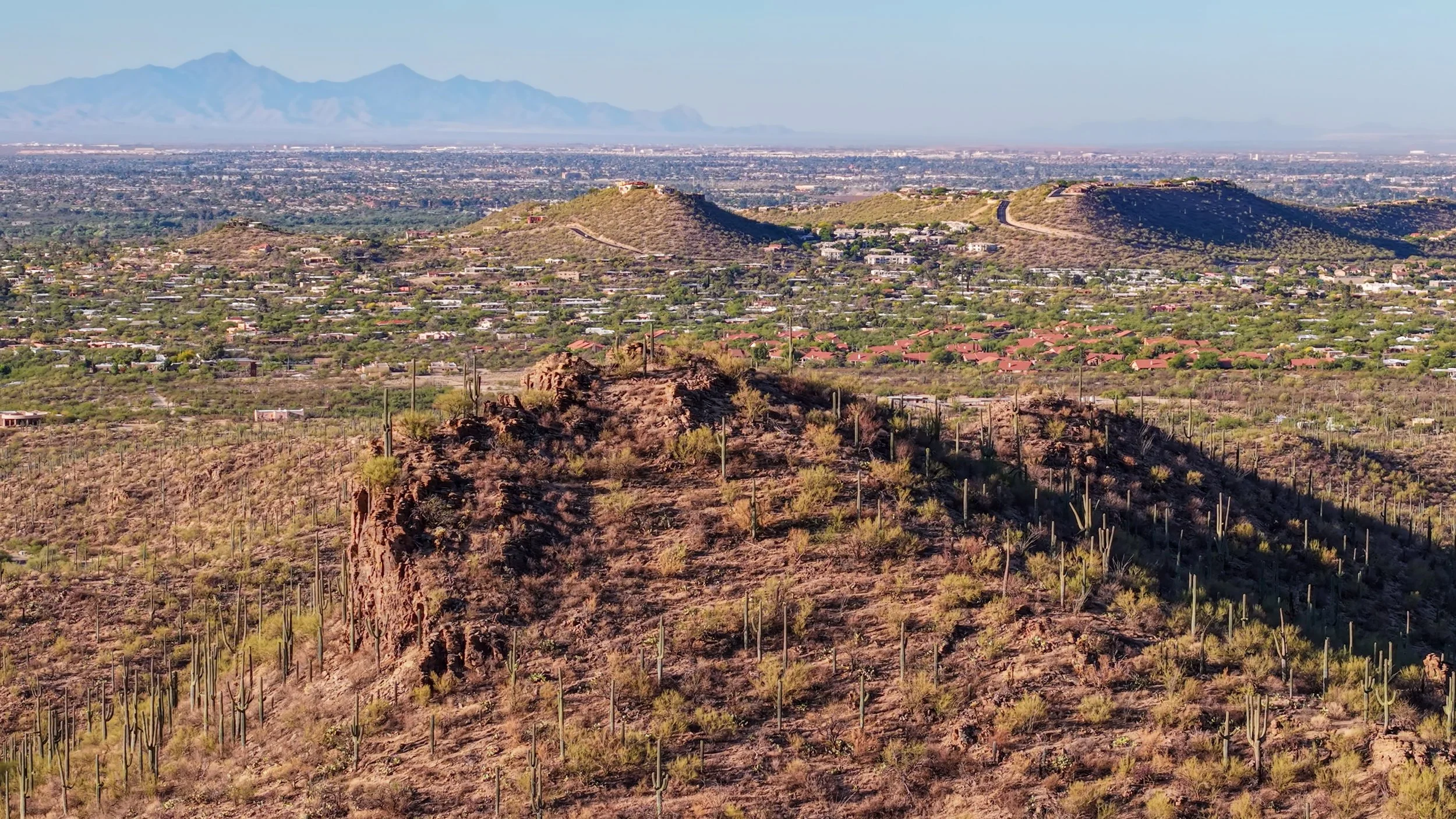 Tucson from Sabino Canyon