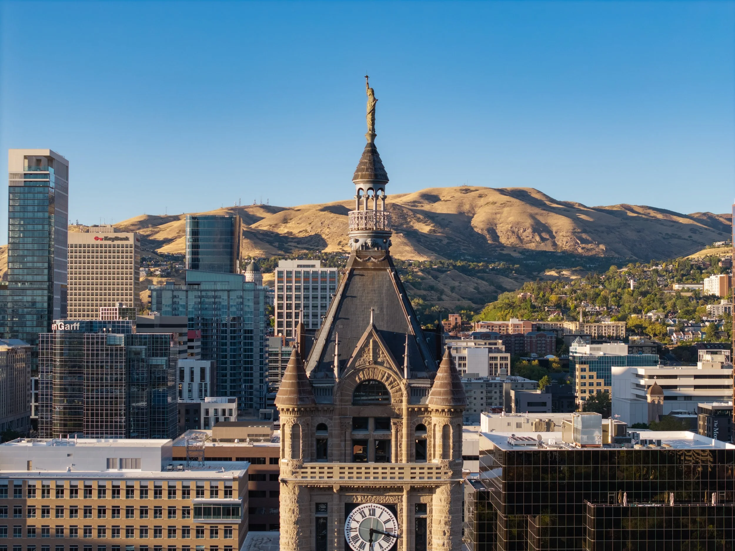 Salt Lake City and County Building - Columbia Statue