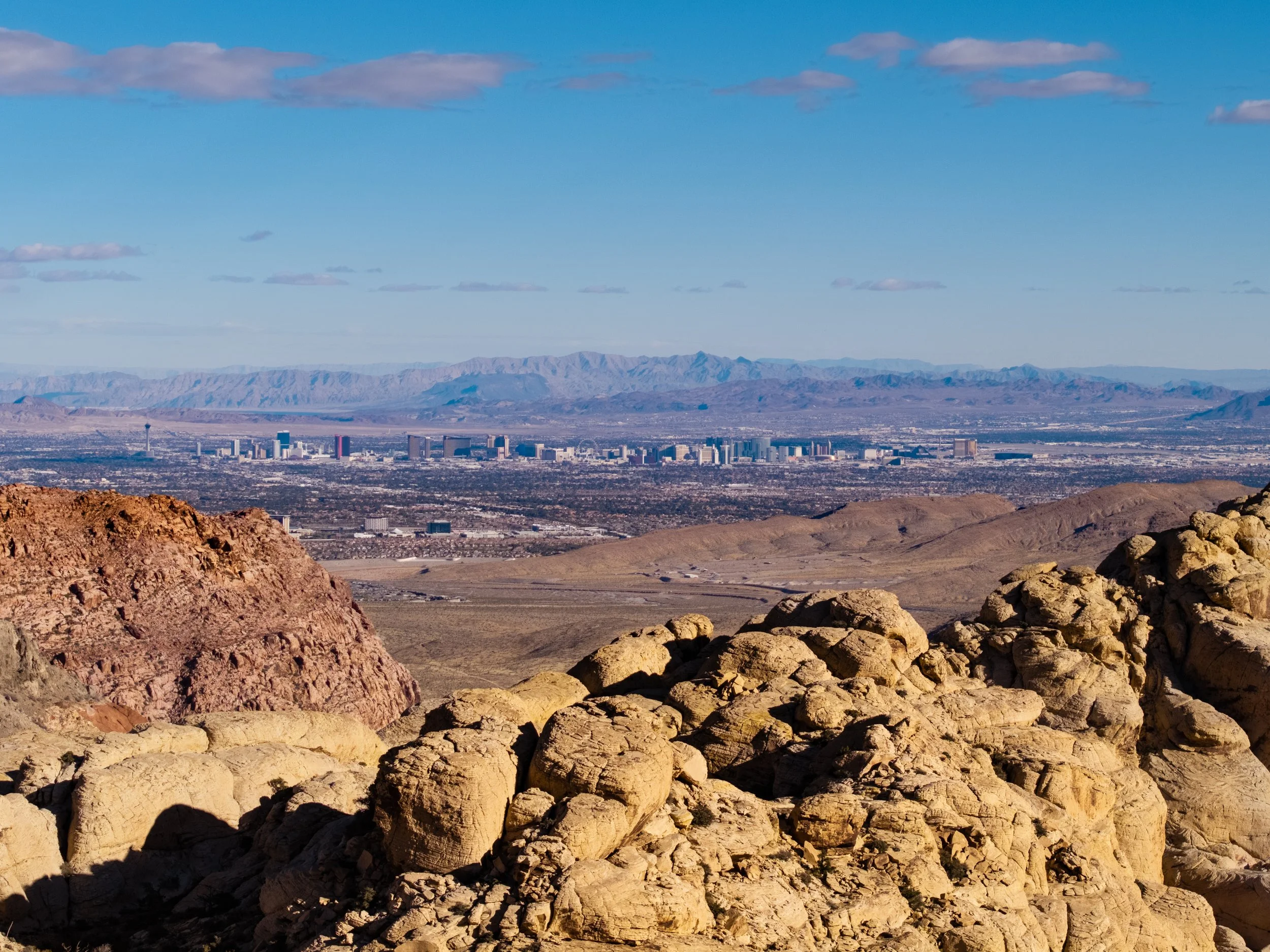 Las Vegas from Red Rock Canyon
