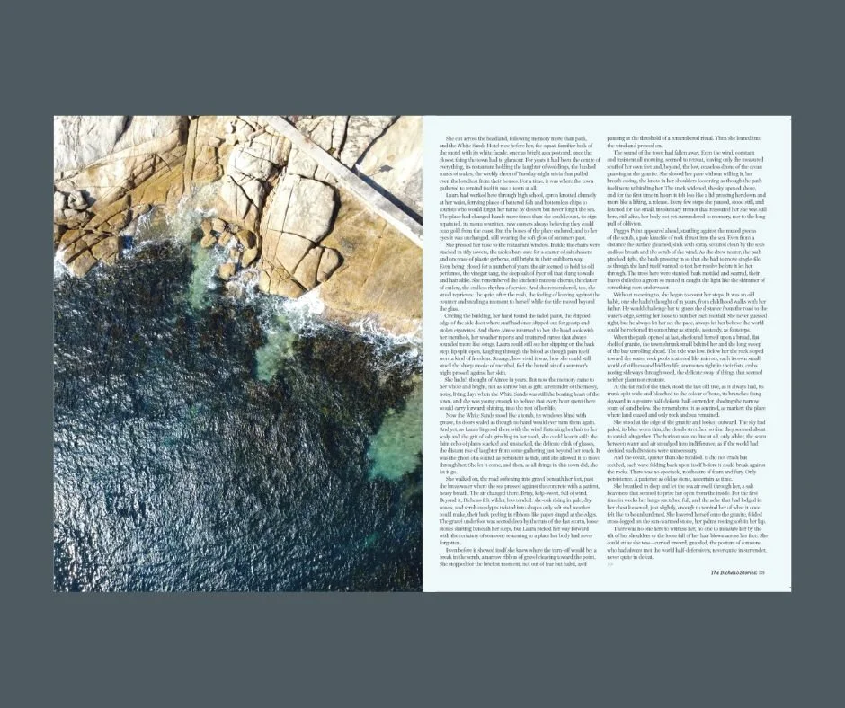 The Bicheno Stories Edition 01 printed magazine photographed in Bicheno Tasmania 05