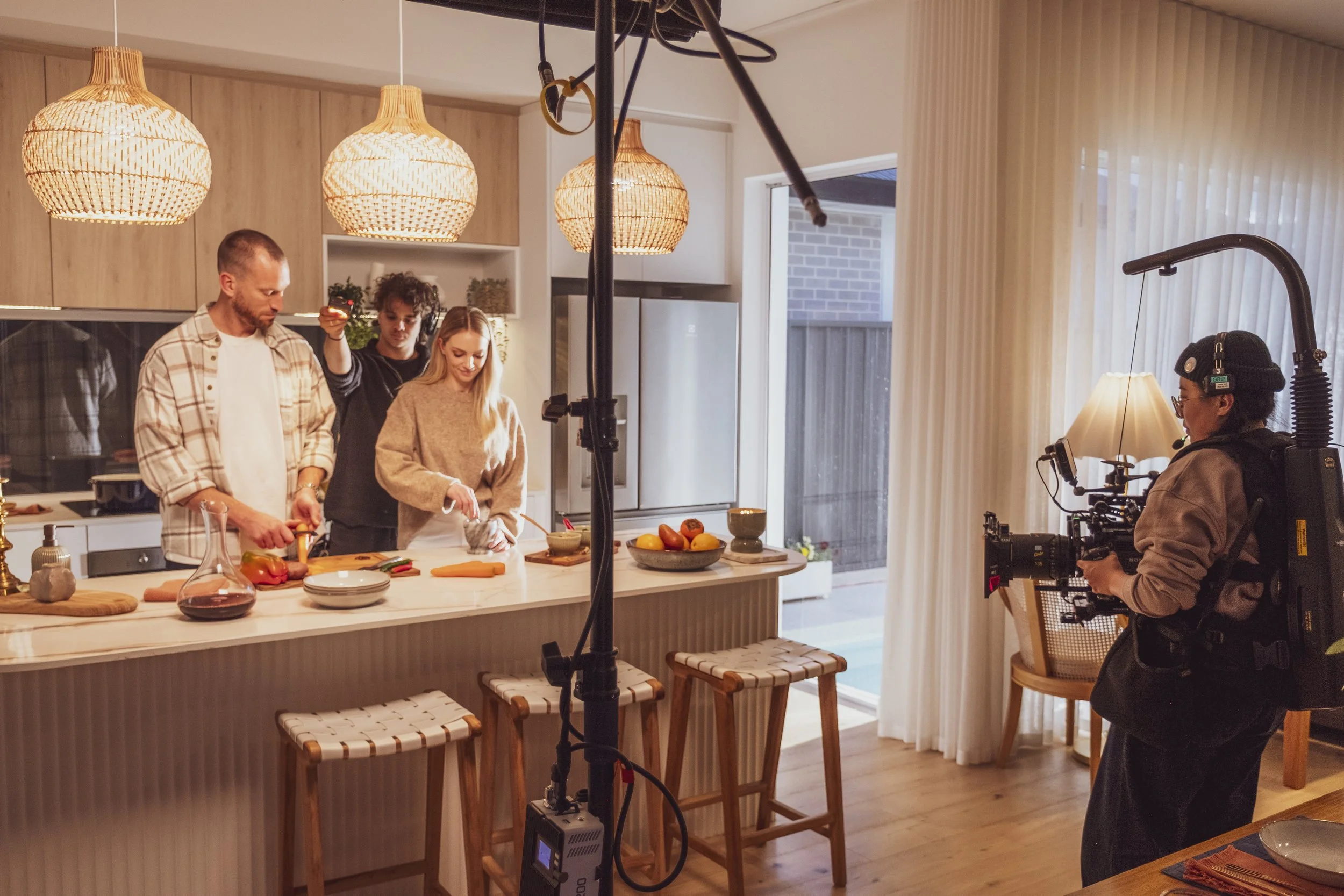 Behind the Scenes: Bringing Golden Grove to Life on Camera…