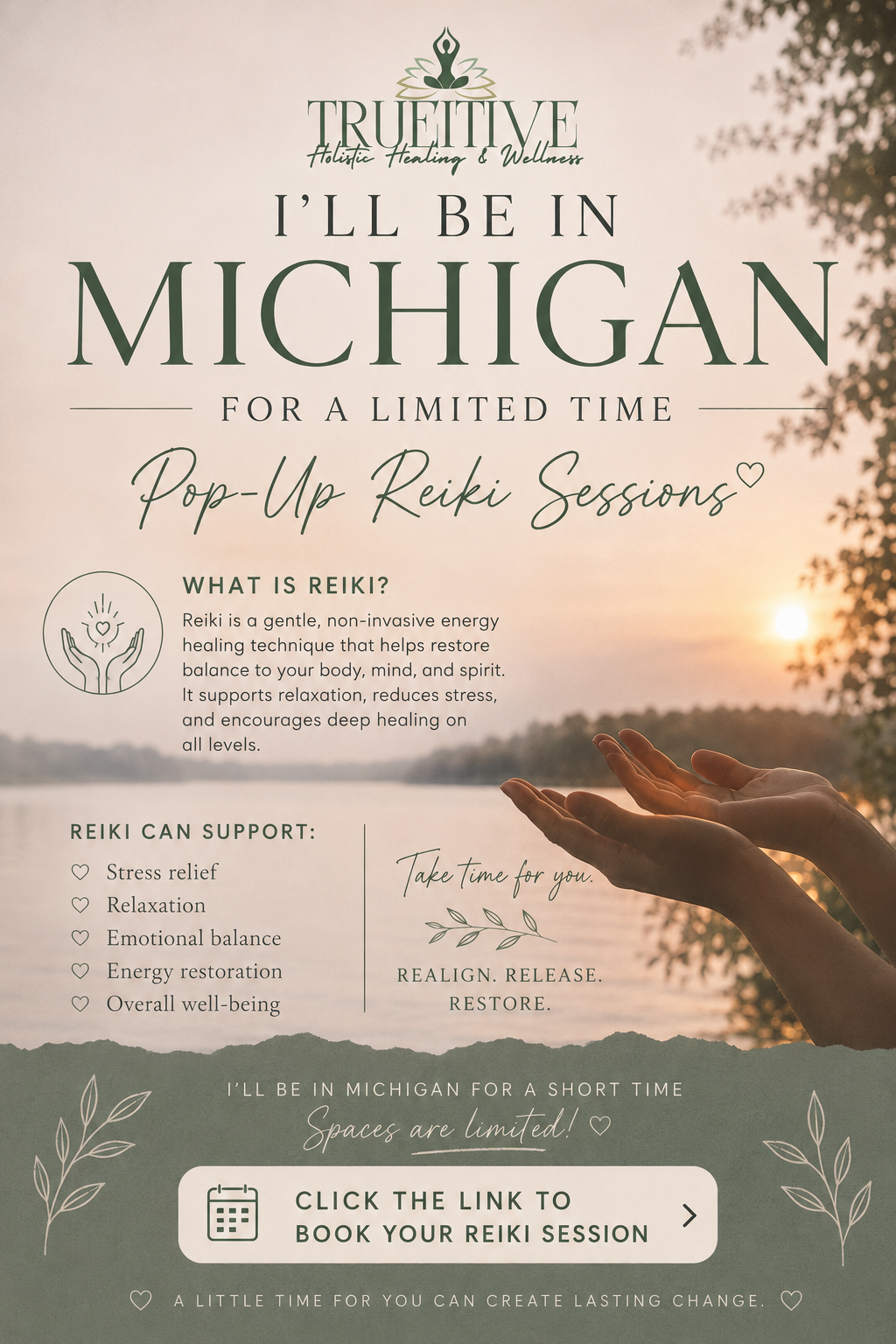 Michigan Pop-up Reiki Session