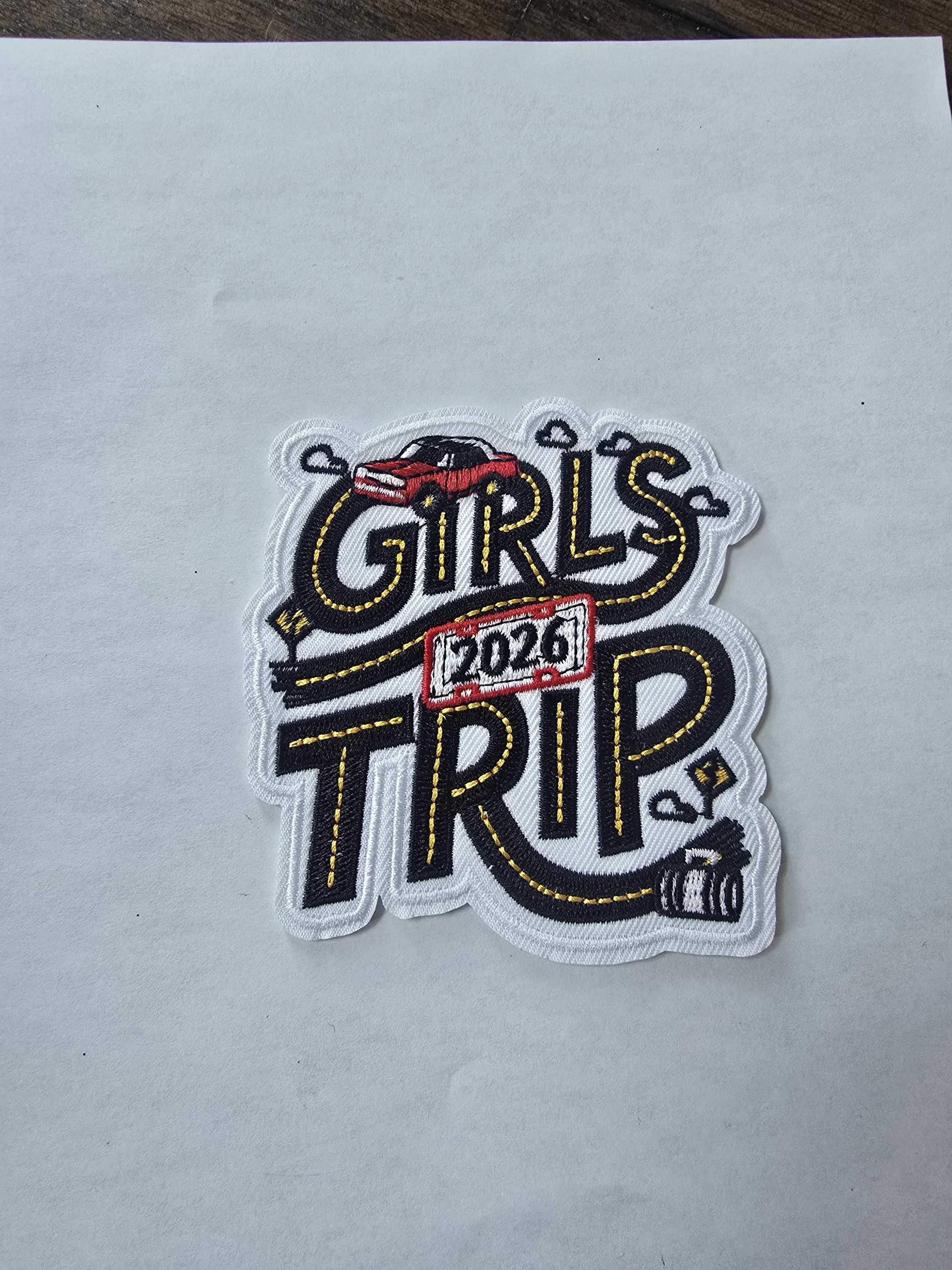 Girls Trip 2026 Iron-On Patch