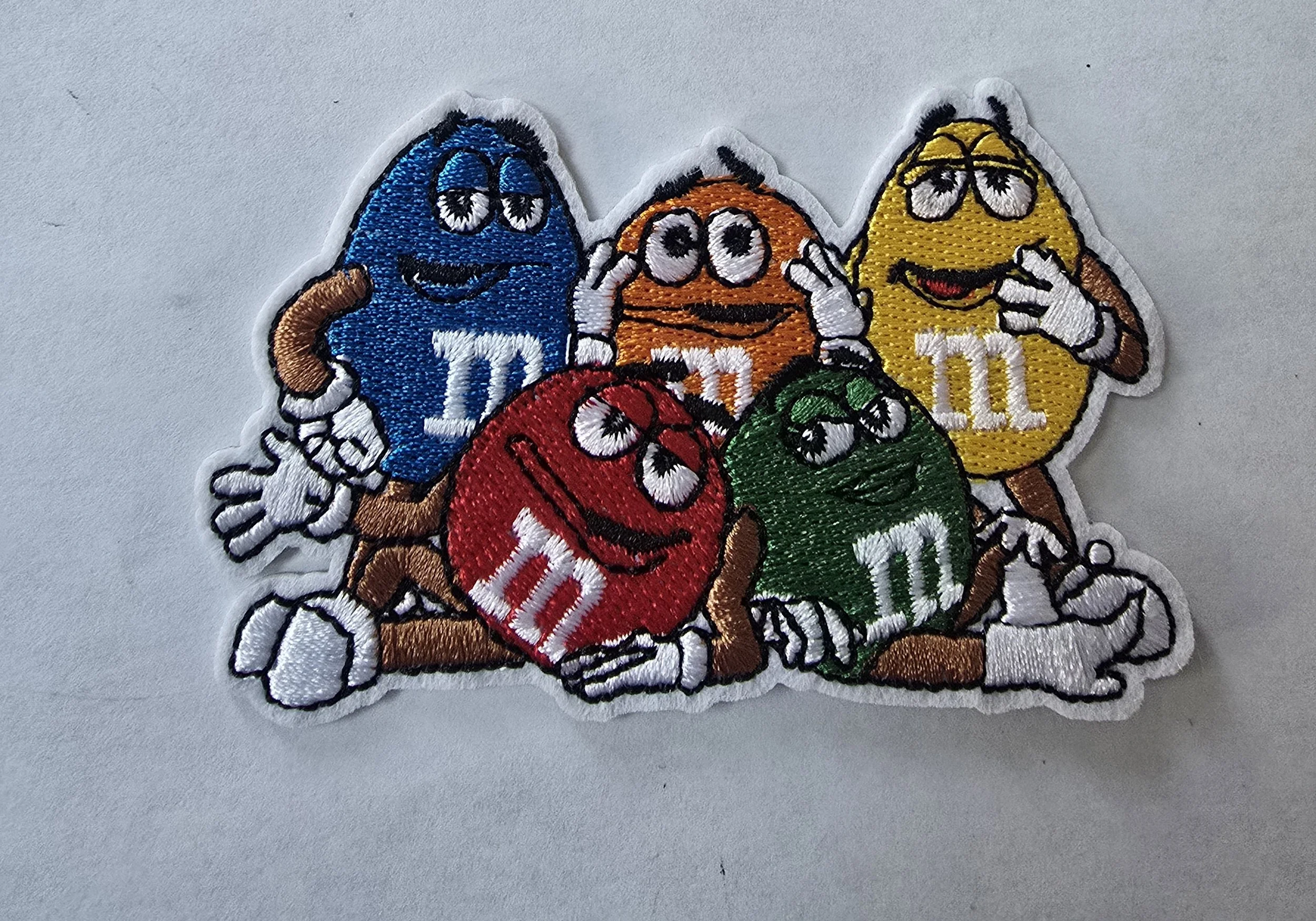 Colorful Candy Friends Iron-On Patch