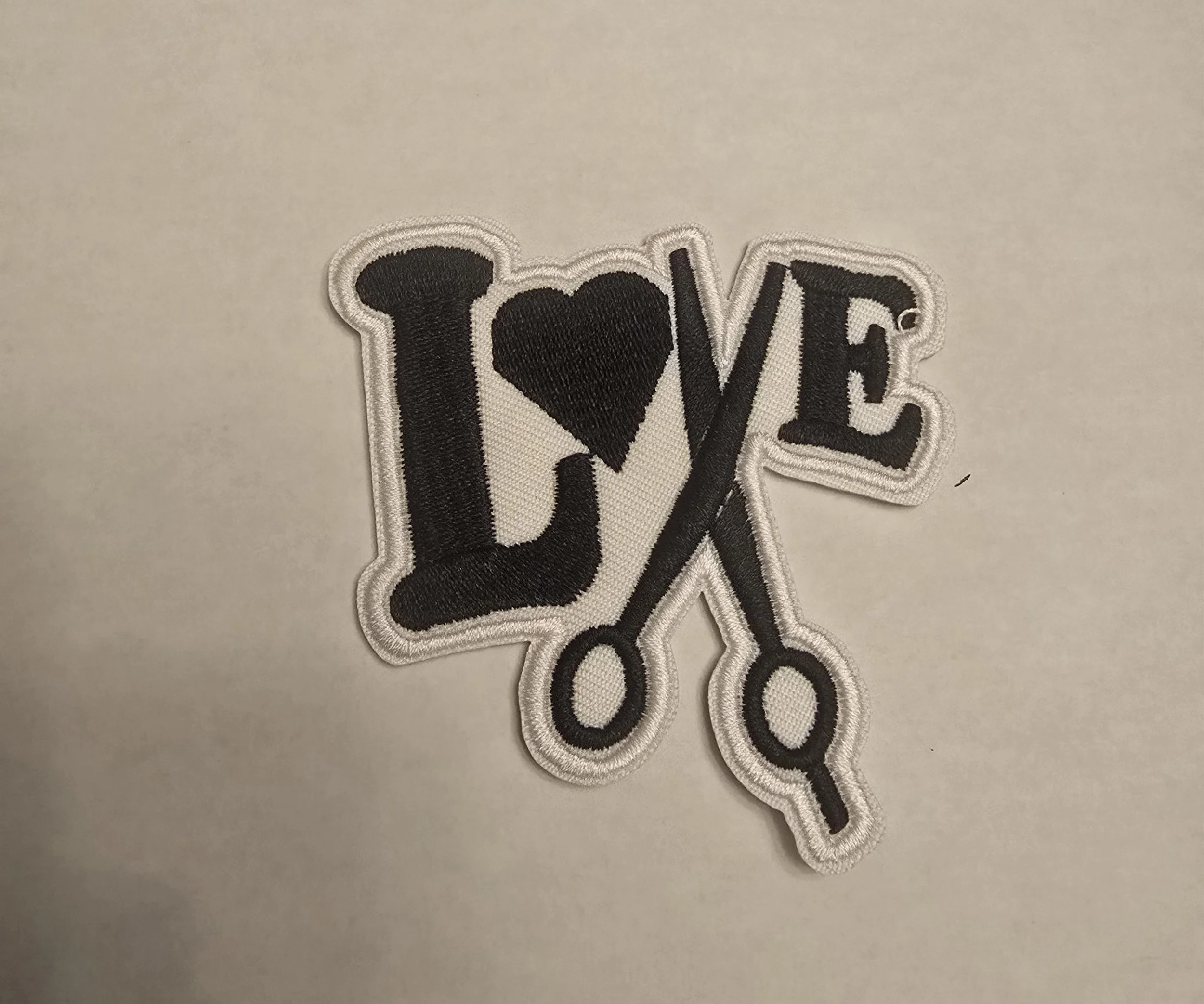 Love Hair Stylist Iron-On Patch