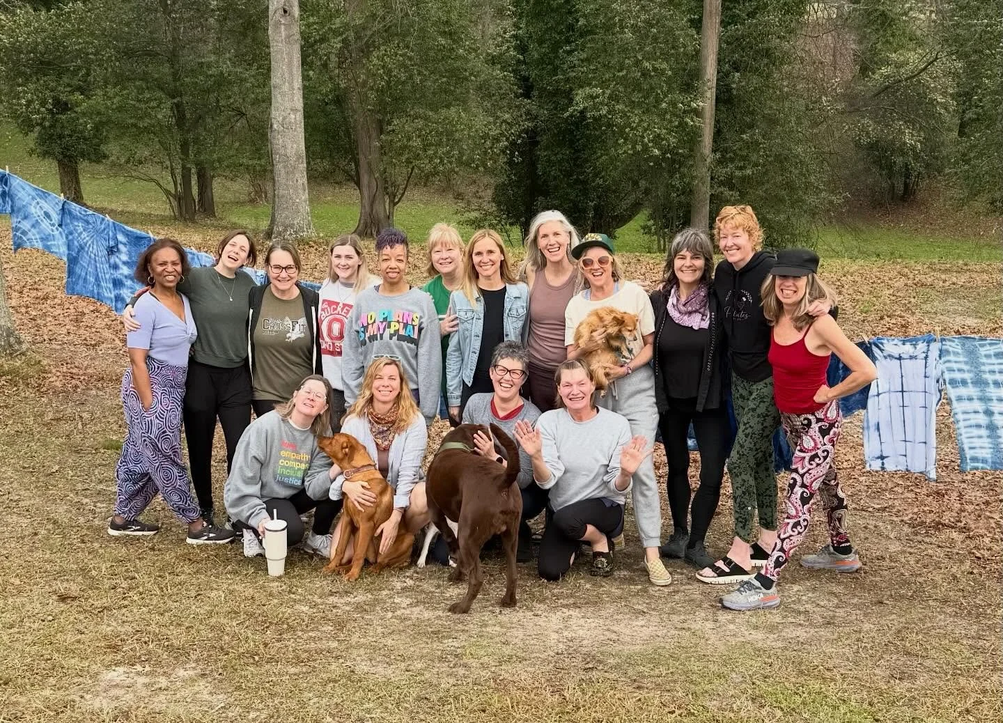 Hearts, bellies &amp; souls are full, smile muscles (and more) are sore&hellip;Love these wise women!! A PLAY retreat was the medicine we all needed! #yogaretreat #sisterhood #bettertogether #play @jenniehart.robinson @umalumina @carolinepond @dancin