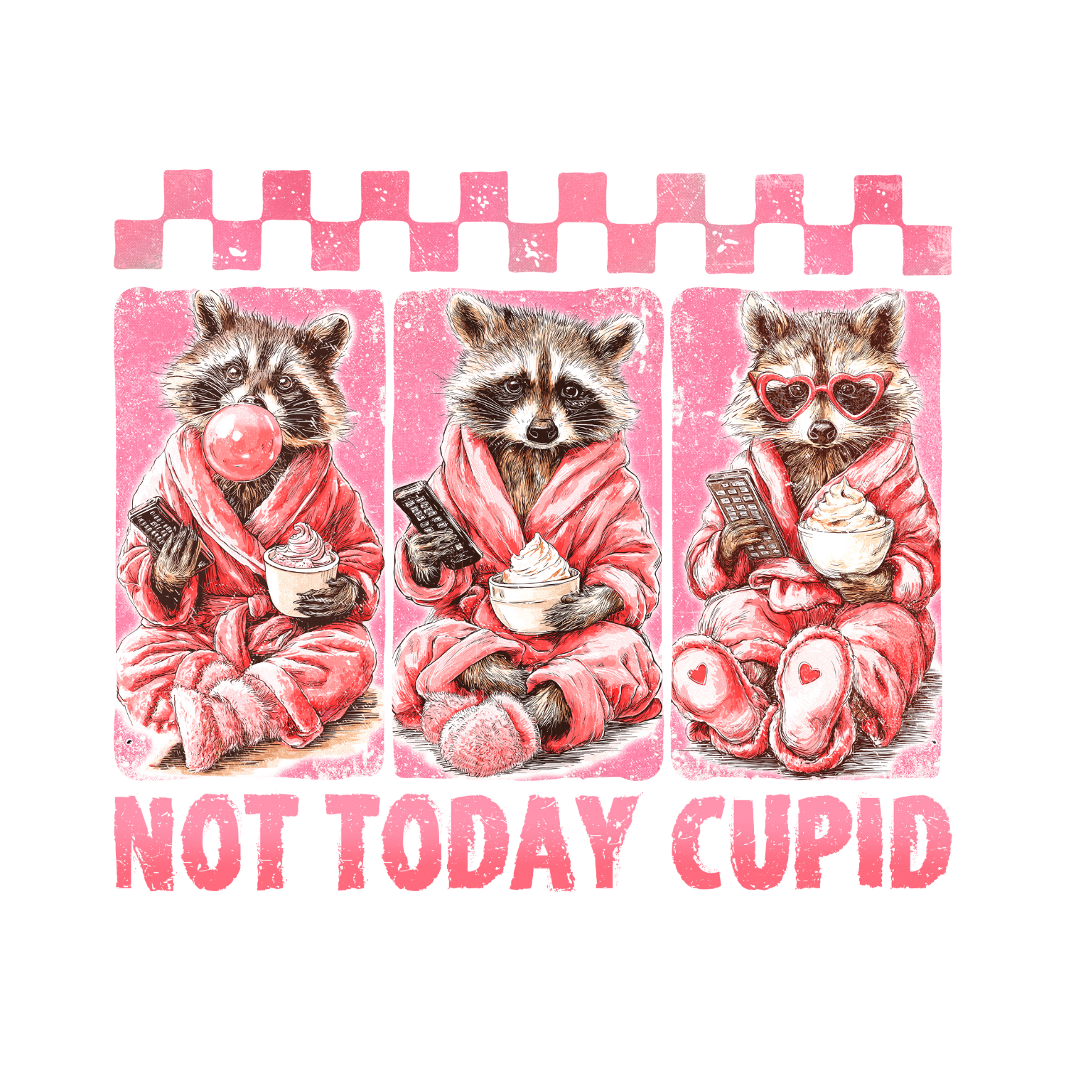 "Not Today Cupid" Valentine Tee